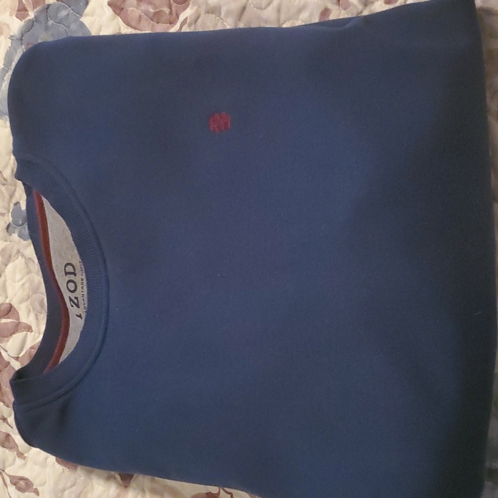 Men's size XL IZOD sweatshirt...Navy - Picture 1 of 1